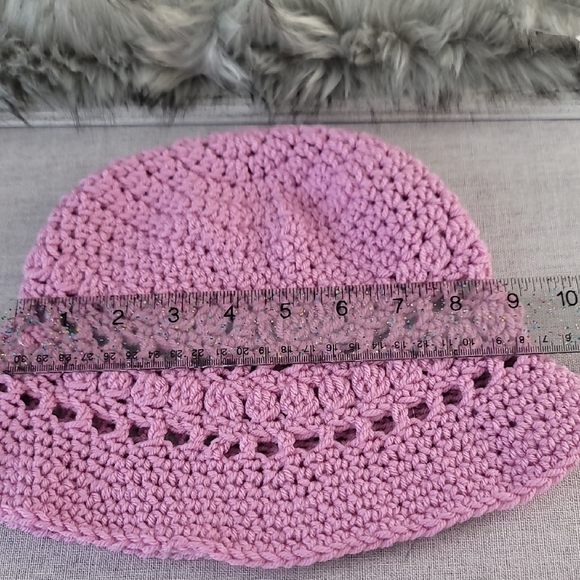 Chic Pink Crochet Bucket Hat - Picture 8 of 11